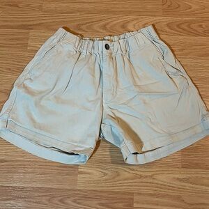Vintage 1946 Men's Tan Flat Front Shorts